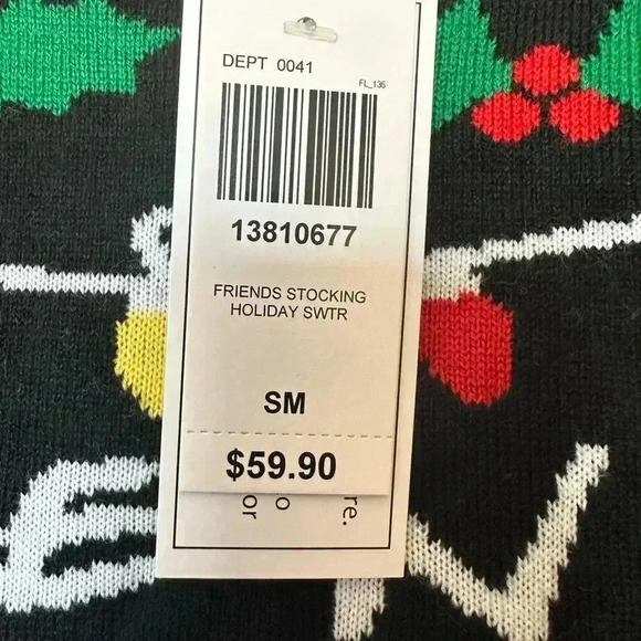 NWT Box Lunch Friends Christmas Sweater - Picture 5 of 5